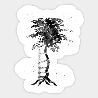 Crooked Tree Sticker